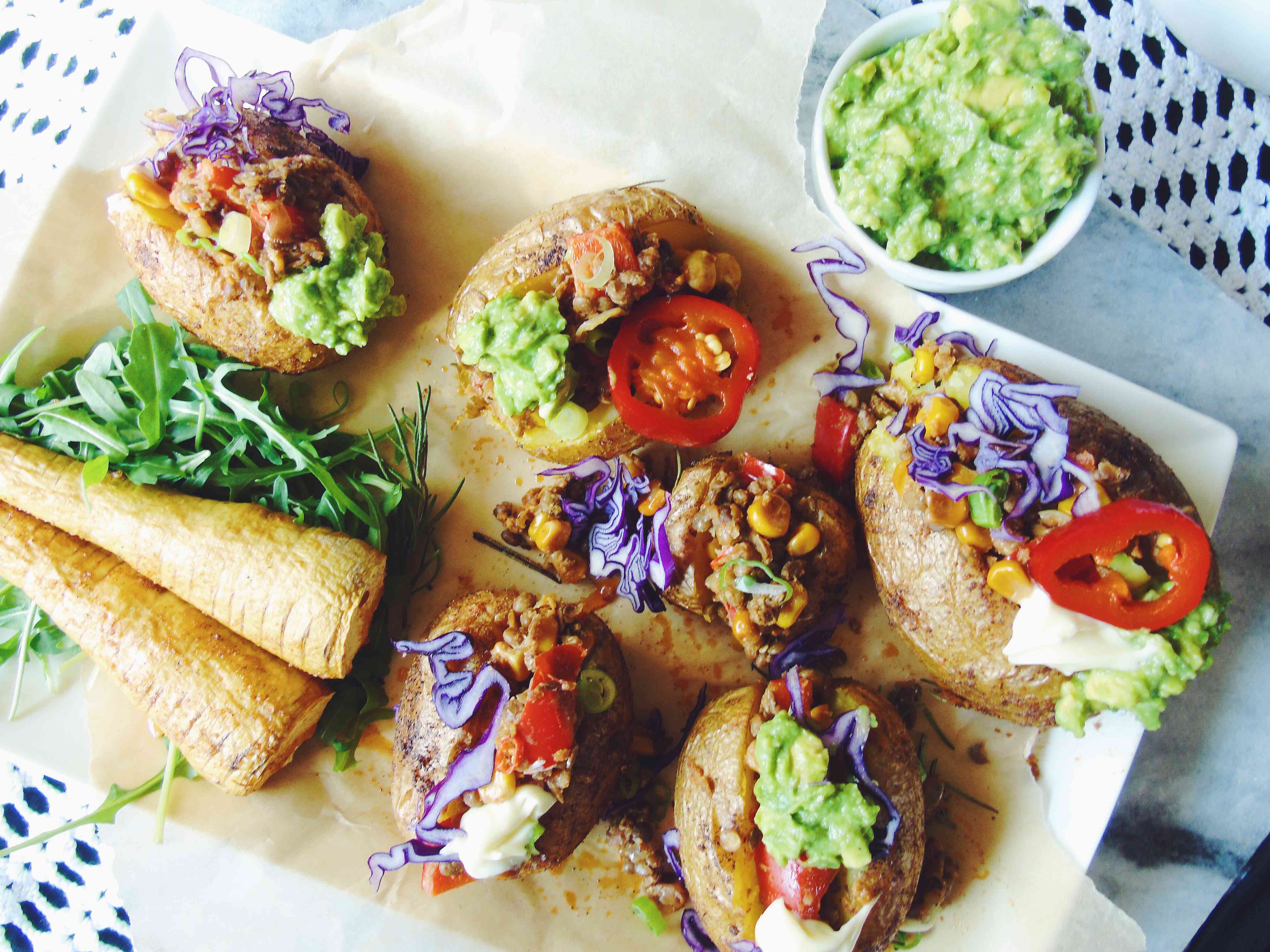 Guacamole Protein Salad Bowl - the indigo kitchen