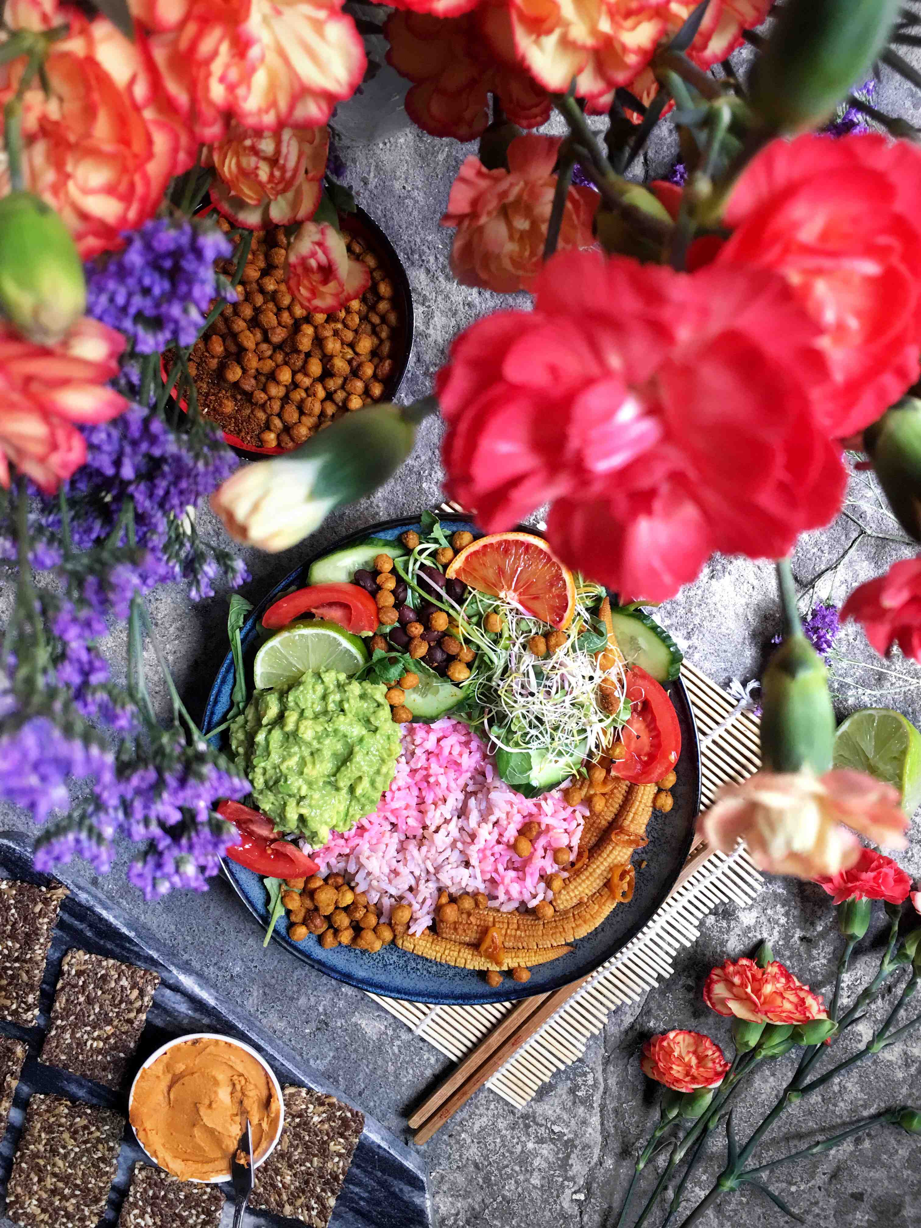 Guacamole Protein Salad Bowl - the indigo kitchen