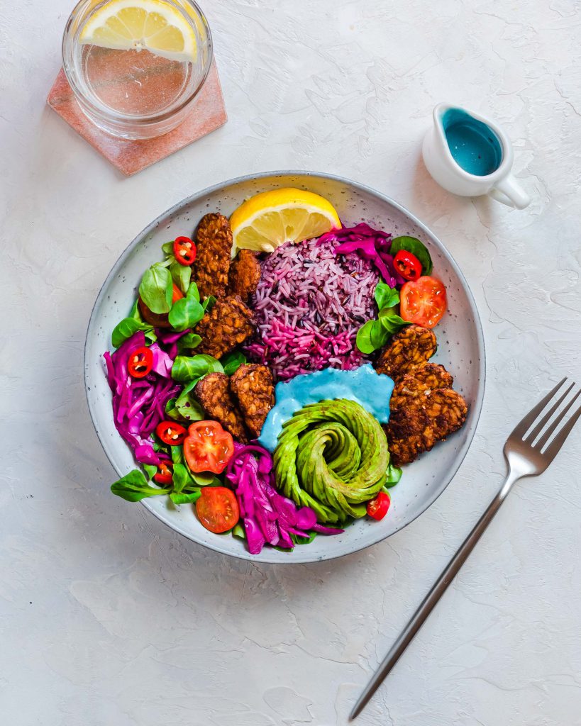 Tempeh Rice Salad 