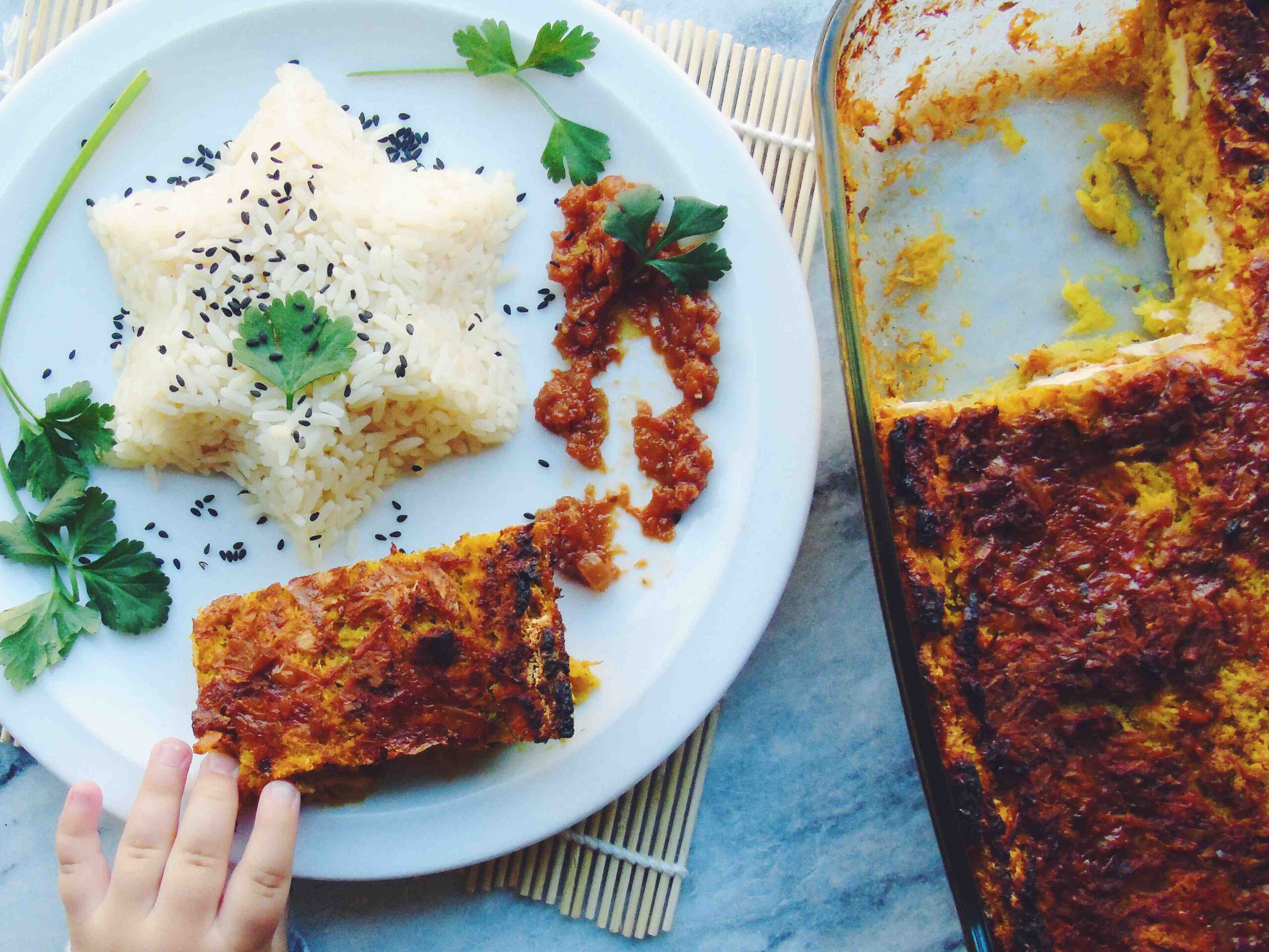 Pom (A chicken and root vegetable casserole from Suriname