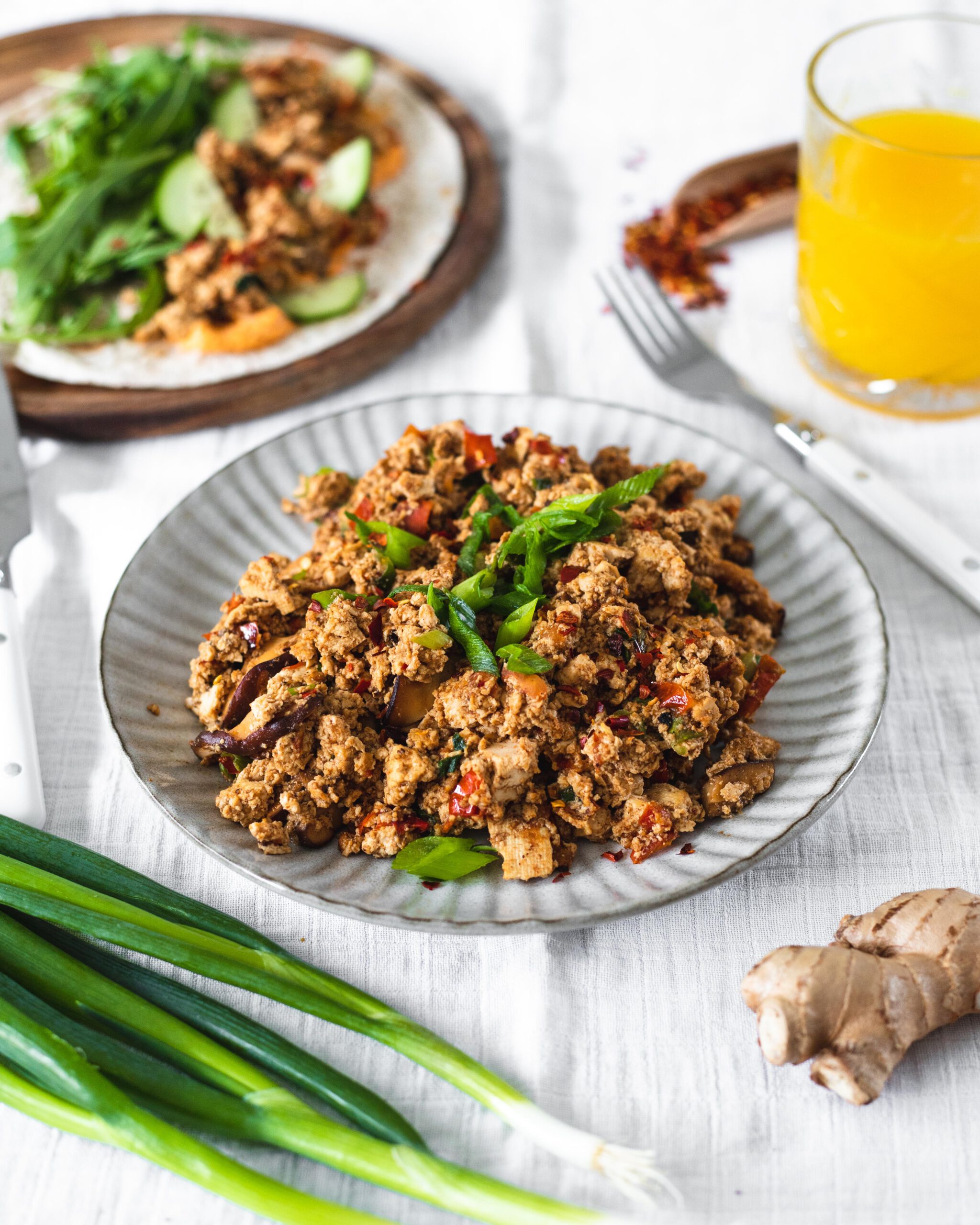 Chinese Tofu Scramble the indigo kitchen