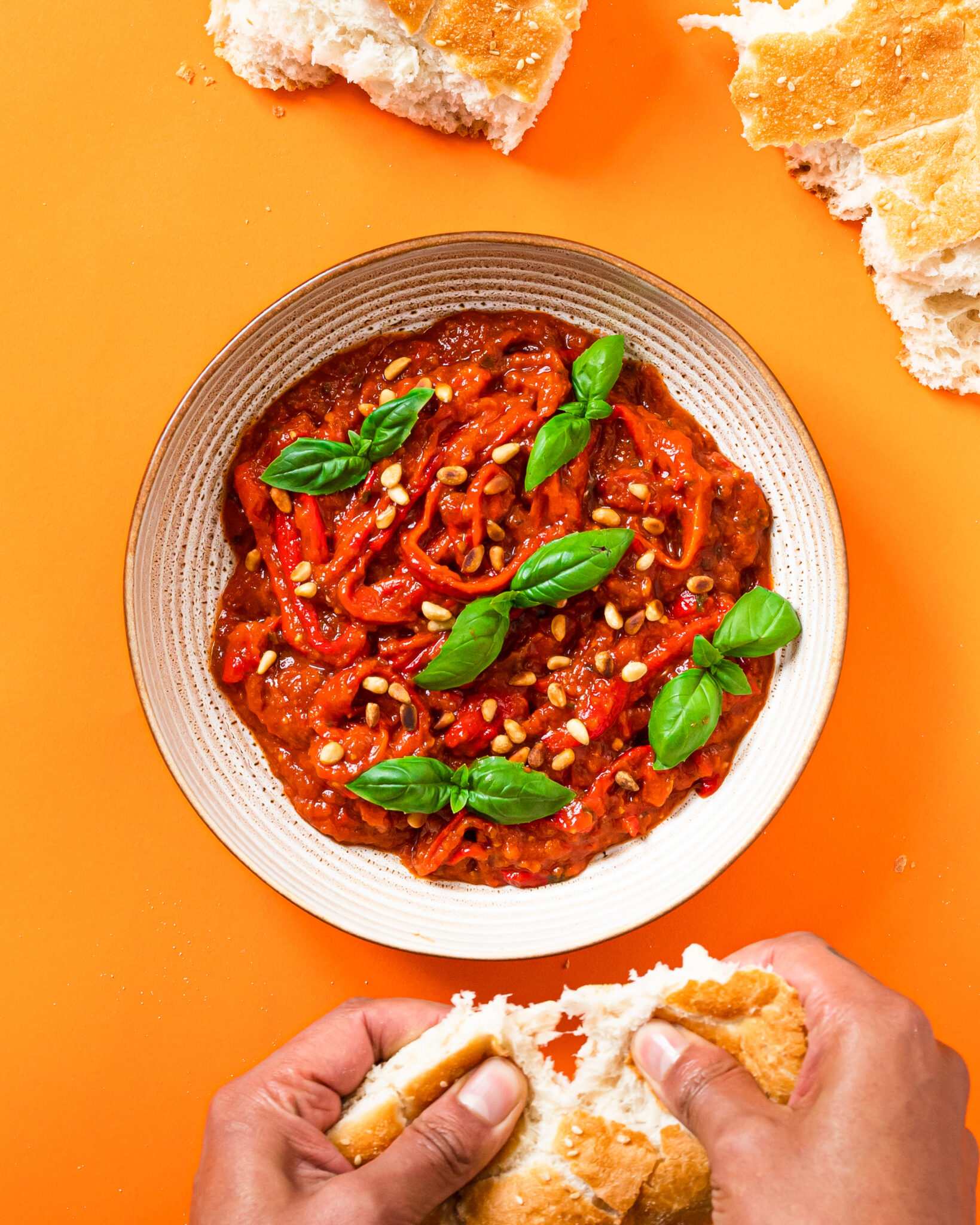 Roasted Bell Pepper Sauce the indigo kitchen Vegan Comfort Food